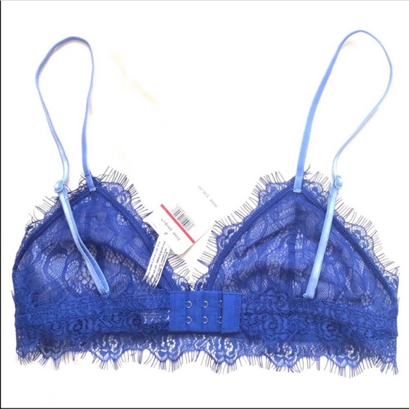 NEW Intimately Free People lace bralette size XS in Royal Blue - Picture 4 of 8